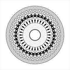 Beautiful Floral Mandala masterpiece editable SVG Art for designer 