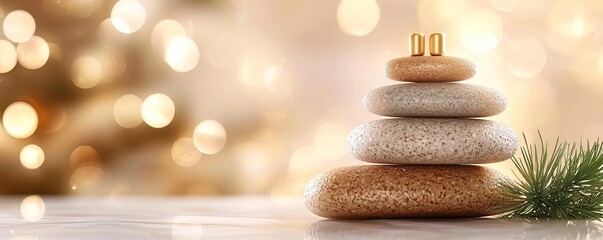 Obraz premium Our spa features a variety of therapeutic treatments