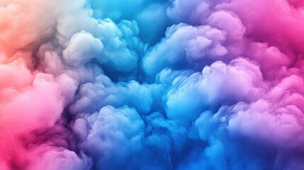 Fototapeta premium Colorful abstract cloud formation background