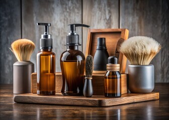 • Elevate your daily routine with this curated grooming set, featuring artisanal skincare products that cater to the modern man's specific needs and preferences.