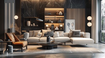 Obsidian Home: Contemporary Decor and Furniture for Luxe, Dark Living.