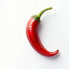 spicy chilli spice with isolated white background