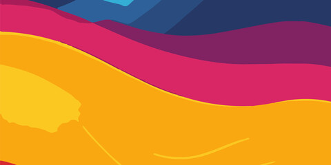 Naklejka premium Colorful Cartoon Theme Abstract Background. Vibrant and Playful Colorful Abstract Cartoon-Themed Multi color Background for Creative and Joyful Artistic Expression. Colorful cartoon theme Background