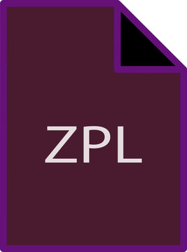 ZPL File icon fill crisp corner