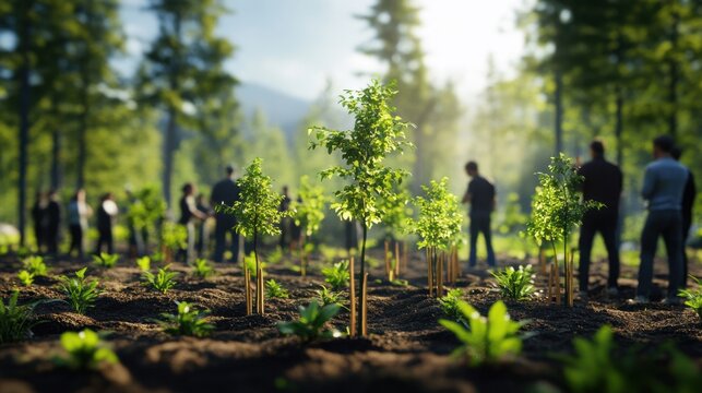 Afforestation activities