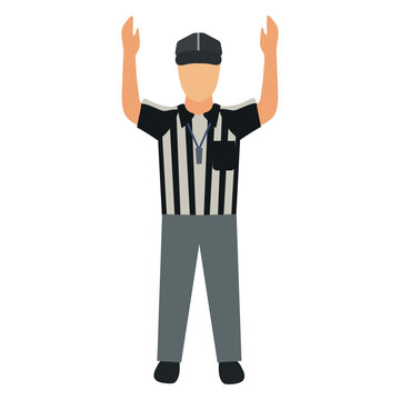 recommend clip art: Football referee icon clipart avatar logtotype isolated vector illustration
