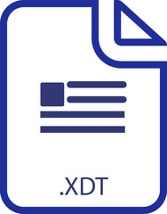 XDT File icon with symbol