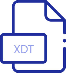 Old brick fill XDT file icon