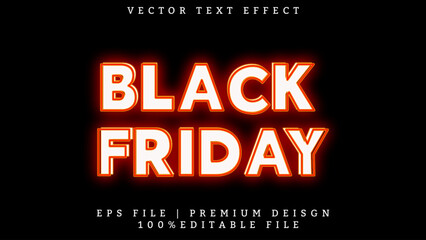 Black Friday super sale social media poster, banner template. 3d text effect black Friday promotion vector editable