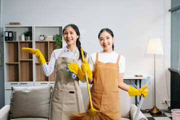 Efficient and professional housekeeping with our dynamic cleaning duo. Perfect teamwork ensures...