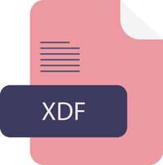 XDF file extension rounded lines and shape