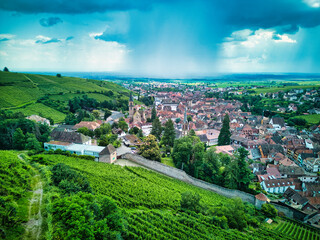 Saint-Ulrich Castle in Ribeauville (France)