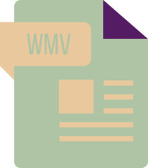WMV ip icon sharp corners lines and rectangle with symbol