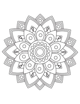  Flower coloring pages for kides