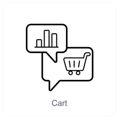 Cart and trolley icon concept