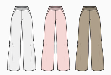 collection of pants