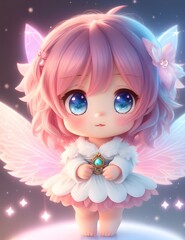 Fototapeta premium fairy with magic wand