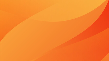 Abstract orange background with dynamic wave and smooth gradient