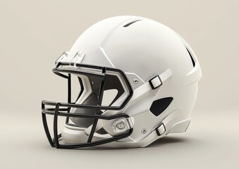Fototapeta premium PNG mockup of a transparent American football helmet