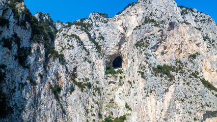 stone wall in the mountains