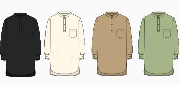 set of four tunic for man
