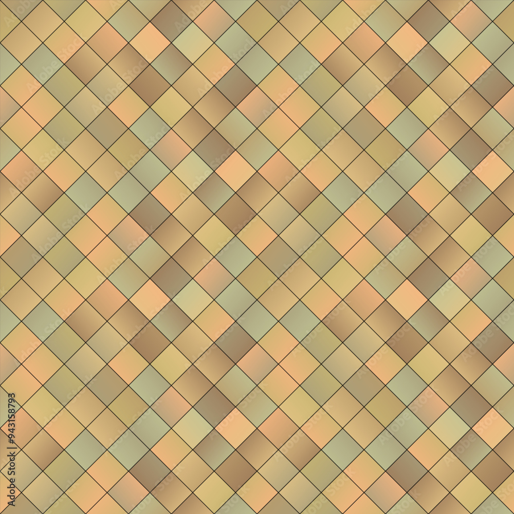 Poster geometrical seamless gradient square pattern background - colorful abstract vector graphic design fr