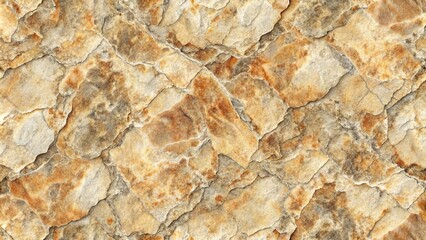Obraz premium Seamless Stone Texture with Cracks in Warm Tones for Natural Backdrop