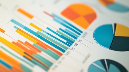 3. **Illustrate a comprehensive chart for the 2025 financial report, showing detailed statistics and data trends for company growth throughout the year. The image should present various data