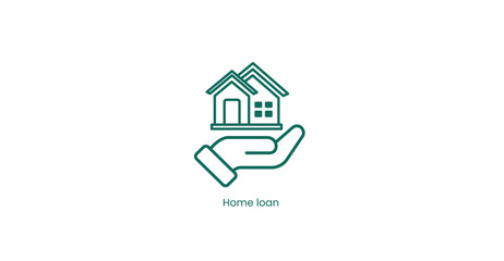 Home Loan Agreement Vector Icon Design
