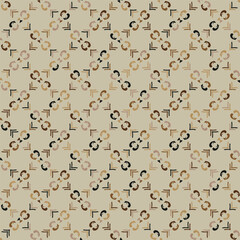 Textile motif seamless pattern. Lux fabric design textile swatch ladies dress, man shirt all over print block. 