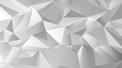 Polygonal Gray and White Angular Design Geometric Background