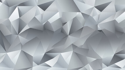 Fototapeta premium Modern Low-Poly Faceted Gray Geometric Texture Background