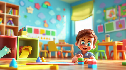 amazing baby cartoon education background wonderful