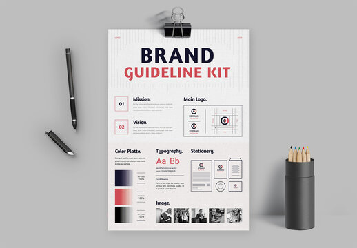Brand Guideline kit Layout