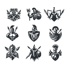 Warrior Logo Illustrations