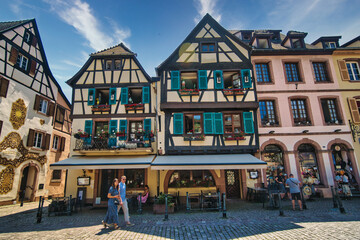 Fototapeta premium Keyserberg - Medieval town in the Alsace region (Grand Est, France)
