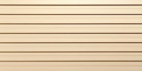 Naklejka premium White Metal Garage Door with Horizontal Stripes