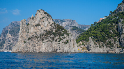 Naklejka premium view from the mountain