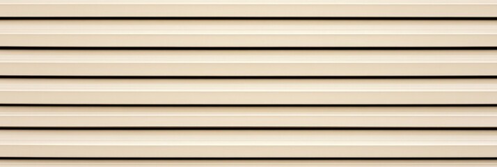 Obraz premium White Metal Garage Door with Horizontal Stripes