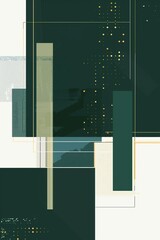  book cover with geometric shapes arranged in a mosaic-like pattern, symbolizing the diverse experiences encountered
