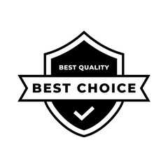 Set of best choice stamp, label, or logo. Vector illustration for web design