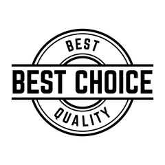 Set of best choice stamp, label, or logo. Vector illustration for web design