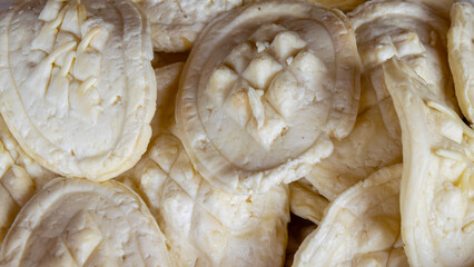 traditional Polish oscypek cheese made from goats milk