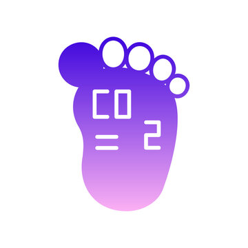 recommend clip art: carbon footprint line art