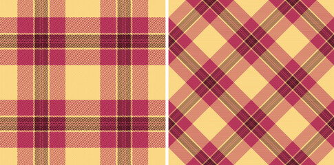 Tartan pattern seamless of textile texture vector with a plaid check fabric background. Set in dark colors. Chic home decor ideas.