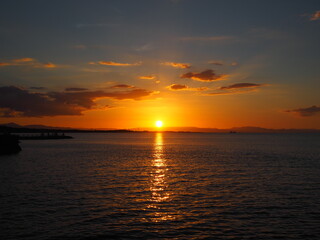 Fototapeta premium Sunset in Japan