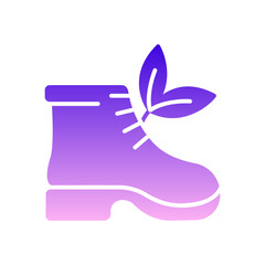 eco friendly shoes icon