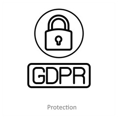 Protection And Shield Icon Concept