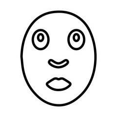 Face Mask line icon