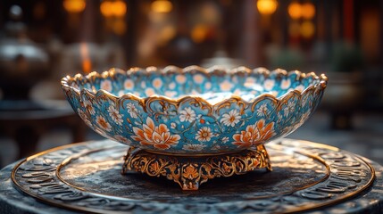 Ornate Chinese Porcelain Bowl